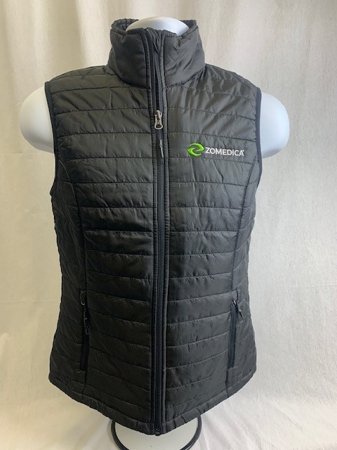 Ladies Black PA Quilted Vest